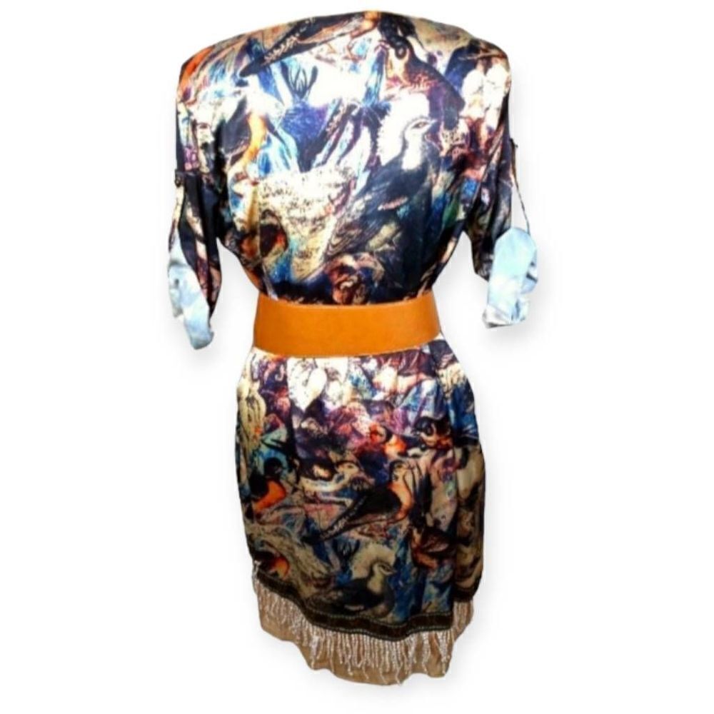 KIMONO STYLE DRESS SZ.M EUC - Picture 5 of 7